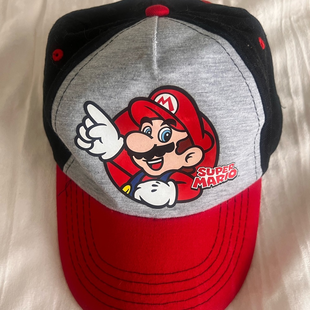 Nintendo Kids Cap - Red and Black